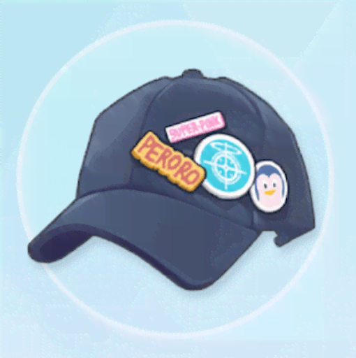 無地のキャップ