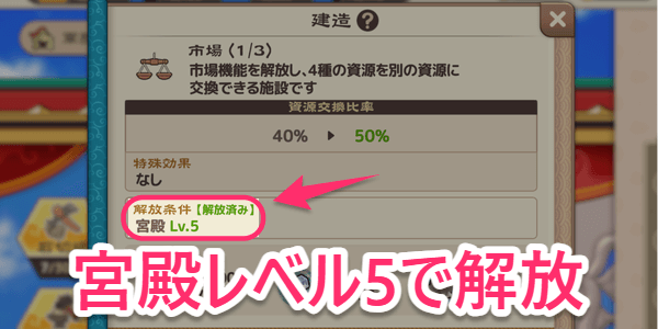 ブラウザ三国志天_宮殿レベル5で解放