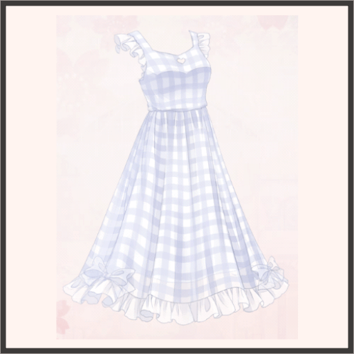 ギンガムワンピ