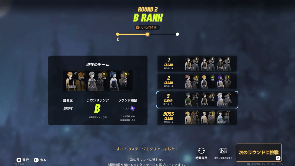 ザ・スパイク・クロス_1ラウンド4試合を3回連戦する