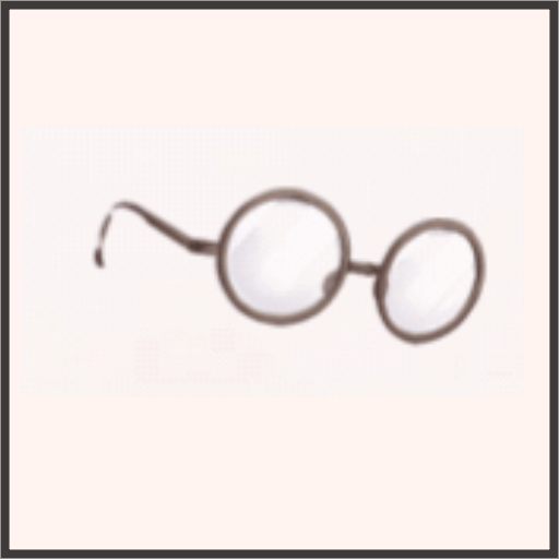 レトロなメガネ