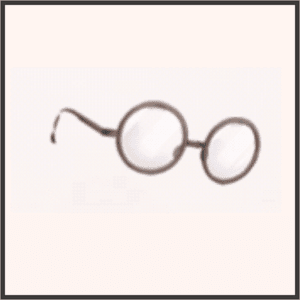 レトロなメガネ