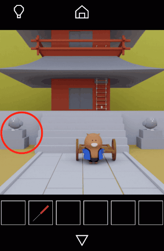 Dango_階段の前に移動して画面左側を拡大する