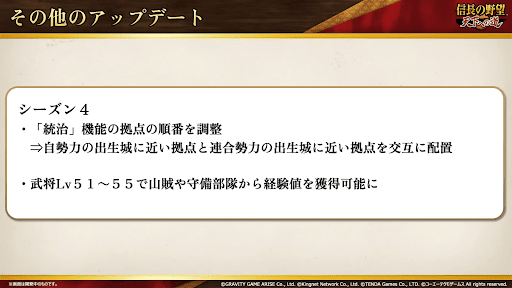 その他アップデートも多数