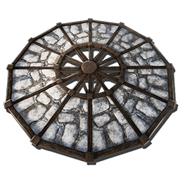 石の崖用プラットフォーム