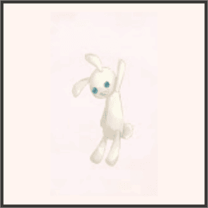 ブードゥーうさぎ（白）