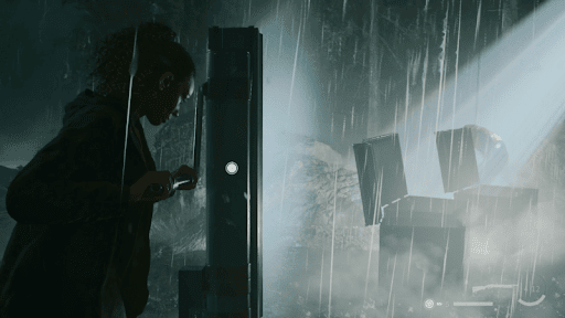 照明装置で拘束装置を照らす