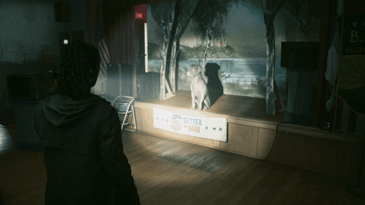 セッター町長_撫でる