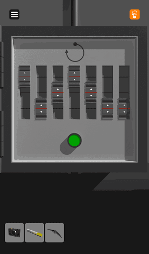 脱出ゲーム非常階段_3階_それぞれの頭文字を玄関マットで確認したWELCOMEになるように並び替えると1321233となる