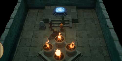 DQ7リイマジンド_4つの燭台と旅の扉