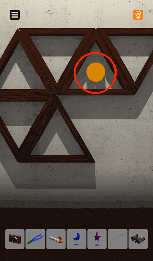 脱出ゲーム非常階段_6階_黄色の太陽を入手する