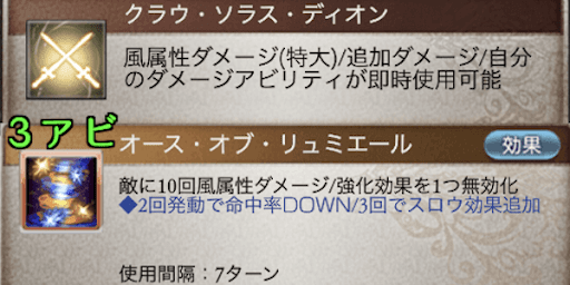 ディスペルスロウ