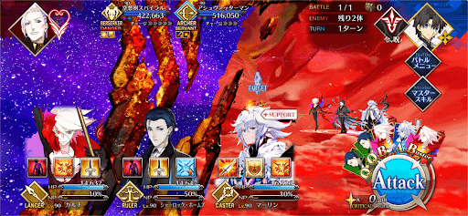 fgo-空想樹&amp;アシュヴァッターマン戦（スーパーリコレクション4章19節）1/1-1