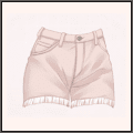 自由ショートパンツ（ピンク）
