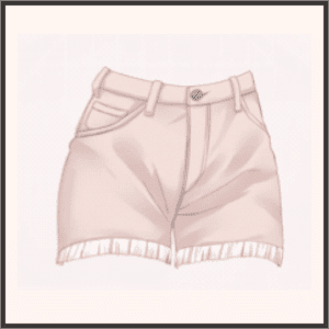 自由ショートパンツ（ピンク）