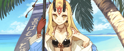 fgo-茨木童子（水着）_ステータス画像