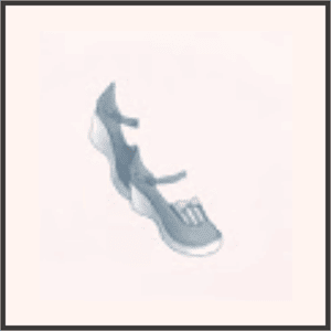 パンプス（青）