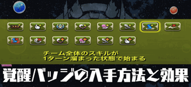 覚醒バッジの入手方法と効果まとめ