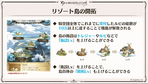 リゾート島の開拓