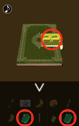 月の見える城からの脱出_ベランダの上