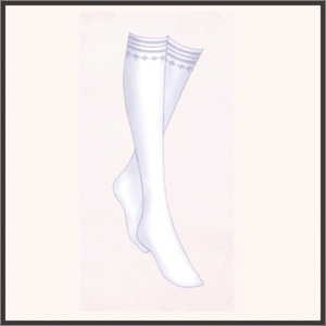 グレーラインニーソックス